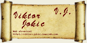 Viktor Jokić vizit kartica